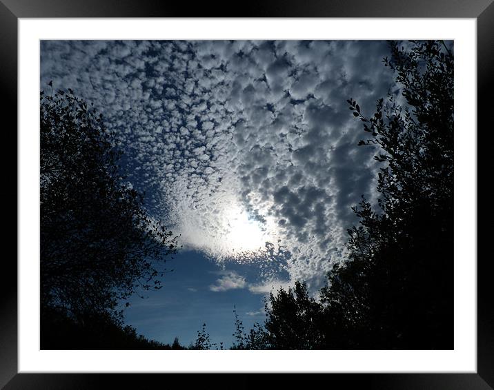 Cloud Formations Framed Mounted Print by simon brown