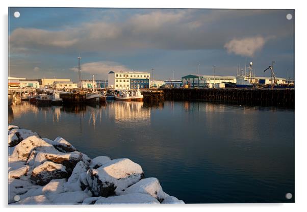 Reykjavik Acrylic by Gail Johnson