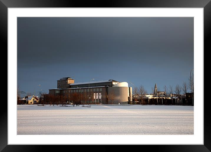 Reykjavik National Museum Framed Mounted Print by Gail Johnson