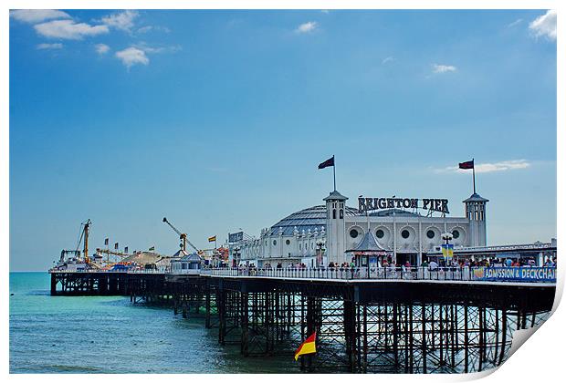 Brighton 'Palace' Pier Print by Phil Clements