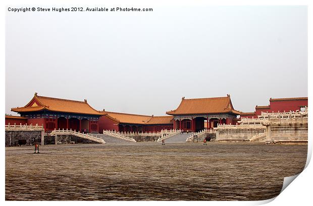 The Forbidden City Beijing China Print by Steve Hughes