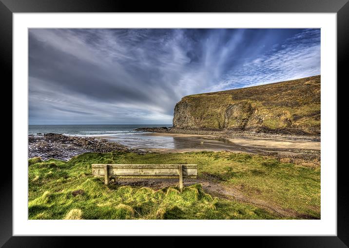Crackington Haven North Cornwall Framed Mounted Print by Mike Gorton