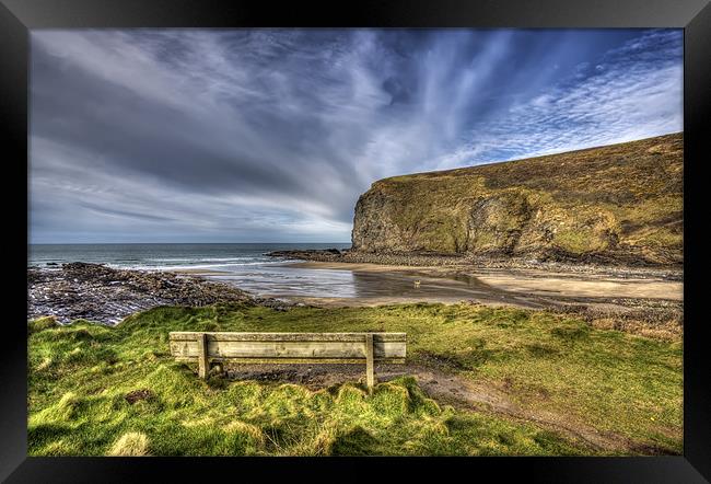 Crackington Haven North Cornwall Framed Print by Mike Gorton
