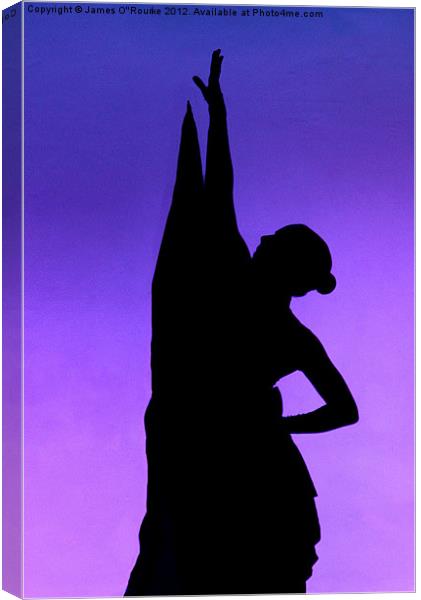 The Dancer Canvas Print by James O'Rourke