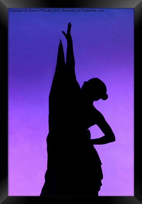The Dancer Framed Print by James O'Rourke