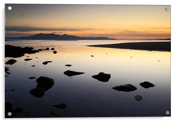 Seamill Sunset Acrylic by Grant Glendinning