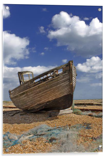 Dungeness Fishing Boat Acrylic by Phil Clements