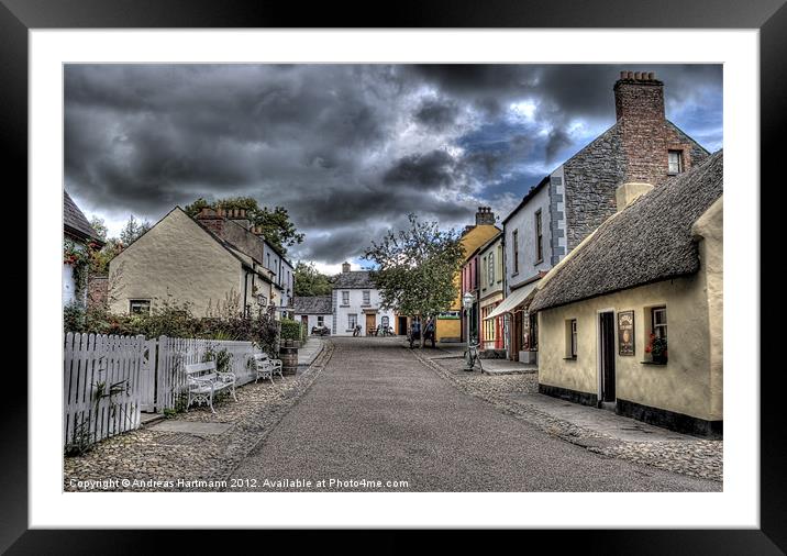 Before the Storm - Bunratty Folk Park Framed Mounted Print by Andreas Hartmann
