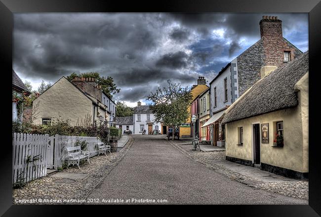 Before the Storm - Bunratty Folk Park Framed Print by Andreas Hartmann