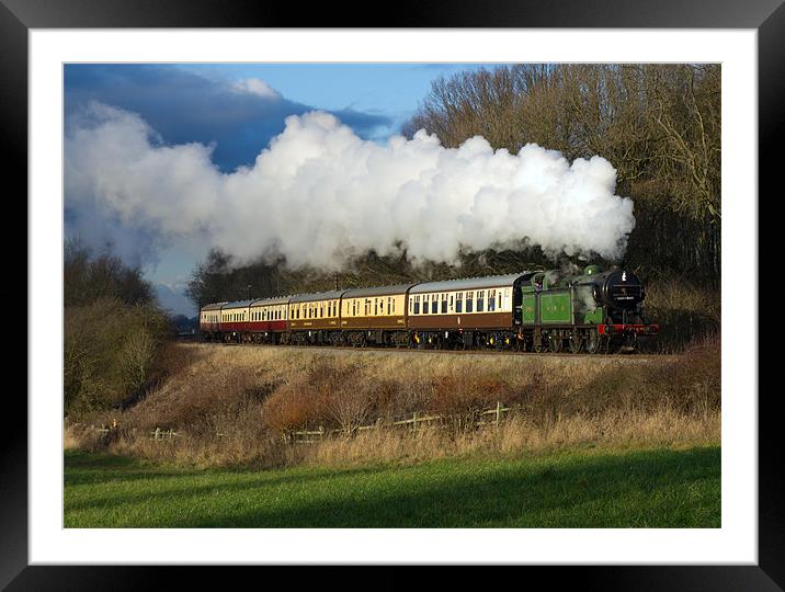 Steaming Away Framed Mounted Print by Richard Thomas