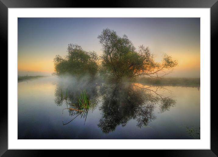 Misty Dawn 2.0 Framed Mounted Print by Yhun Suarez