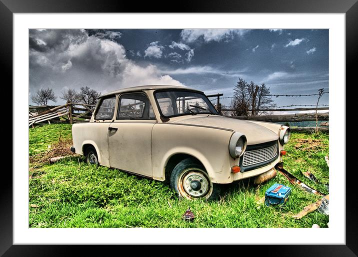 Trabant Framed Mounted Print by Richard Stollar
