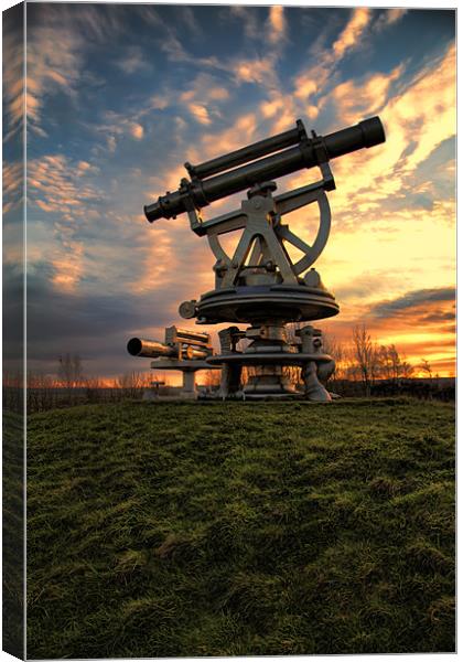 consett sculptures Canvas Print by Northeast Images
