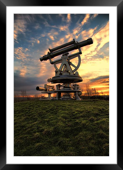 consett sculptures Framed Mounted Print by Northeast Images