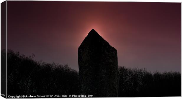 Hot Rock Canvas Print by Andrew Driver