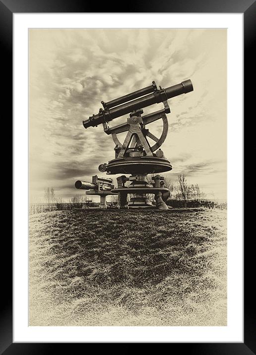 consett sculptures Framed Mounted Print by Northeast Images
