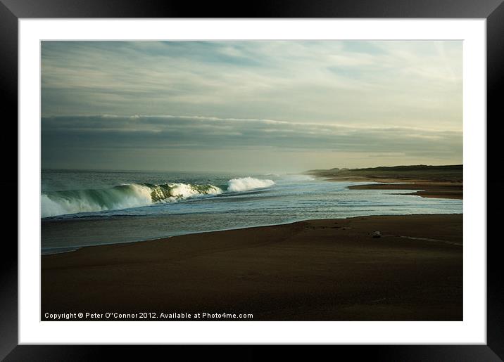 Beach Landscape at Dawn Framed Mounted Print by Canvas Landscape Peter O'Connor