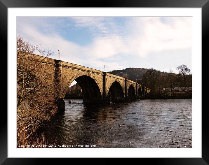 Telford's Bridge Dunkeld Framed Mounted Print by Lynn Bolt