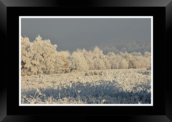 Deep Freeze Framed Print by Simon Deacon