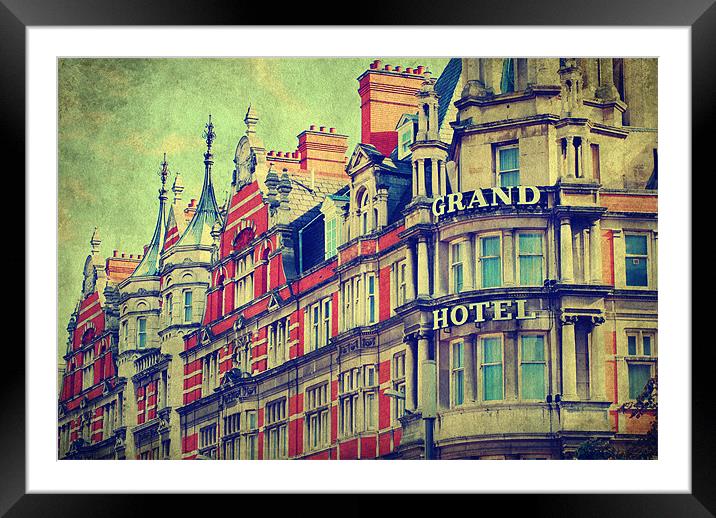 Grand Hotel Framed Mounted Print by Yhun Suarez