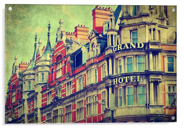 Grand Hotel Acrylic by Yhun Suarez