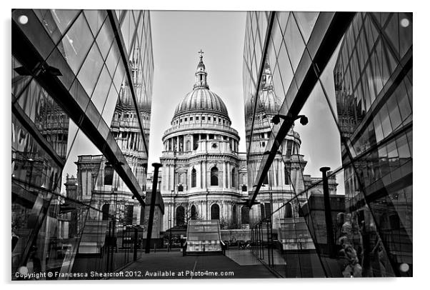 St Pauls, London Acrylic by Francesca Shearcroft