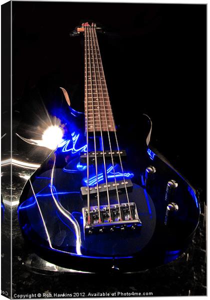 Turn up the Bass Canvas Print by Rob Hawkins