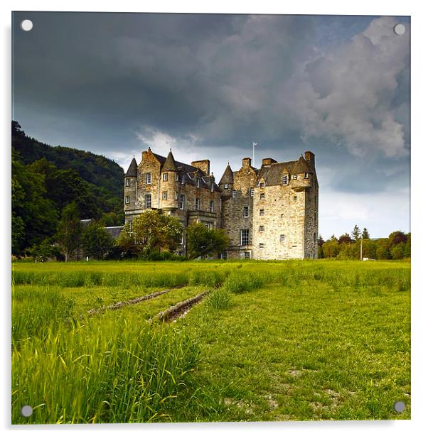 Castle Menzies Acrylic by Grant Glendinning