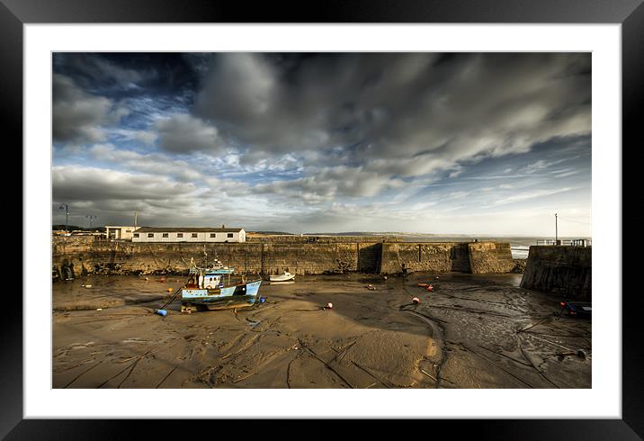 Waiting For The Tide Framed Mounted Print by Steve Purnell