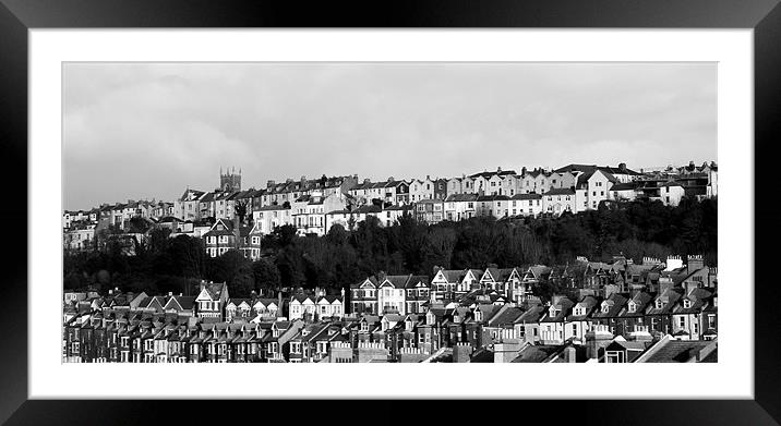 West Hill Framed Mounted Print by Sharon Lisa Clarke