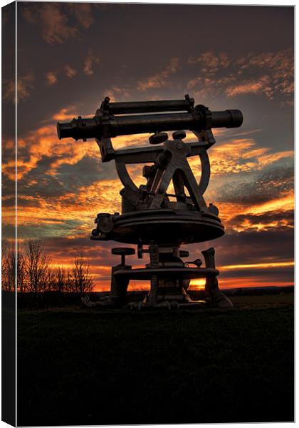 consett sculptures Canvas Print by Northeast Images
