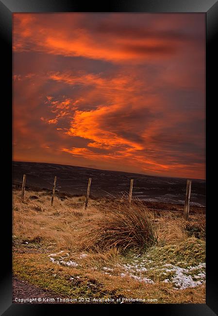 Lammermuir Hills Sunrise Framed Print by Keith Thorburn EFIAP/b