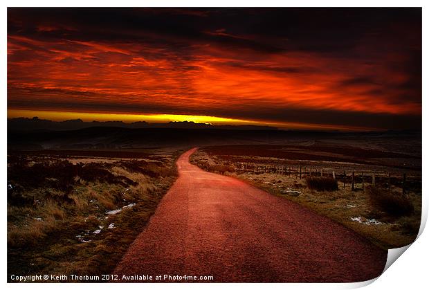 Lammermuir Hills Sunrise Print by Keith Thorburn EFIAP/b