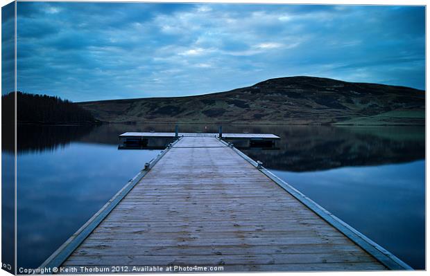 Whiteadder Reservior Canvas Print by Keith Thorburn EFIAP/b