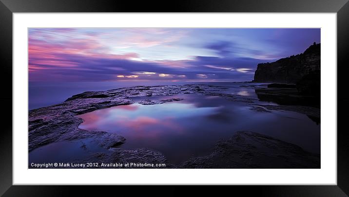 Mood in Refelctions Framed Mounted Print by Mark Lucey