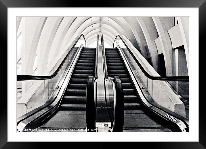 up and down Framed Mounted Print by Jo Beerens
