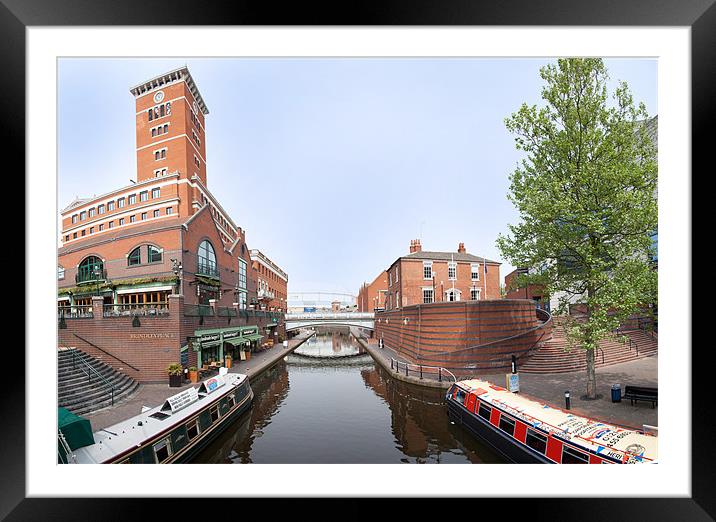 Birmingham City Centre Framed Mounted Print by Gail Johnson