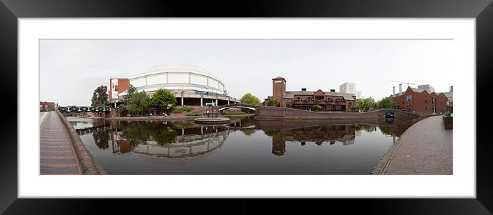 Birmingham City Centre Framed Mounted Print by Gail Johnson