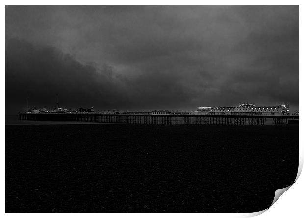Brighton Pier Print by Richard Thomas