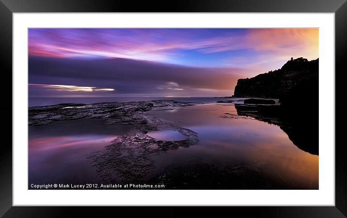 Subtleties of First Light Framed Mounted Print by Mark Lucey