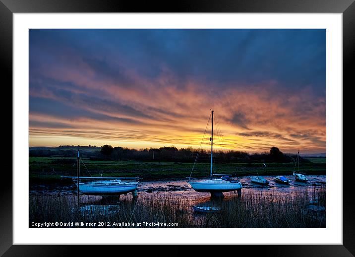 Yachts and Boats Framed Mounted Print by Dave Wilkinson North Devon Ph