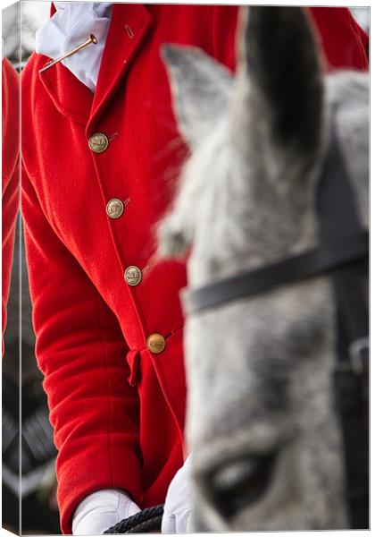 Red Coat Canvas Print by Will Black