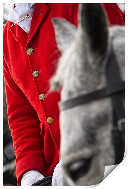 Red Coat Print by Will Black