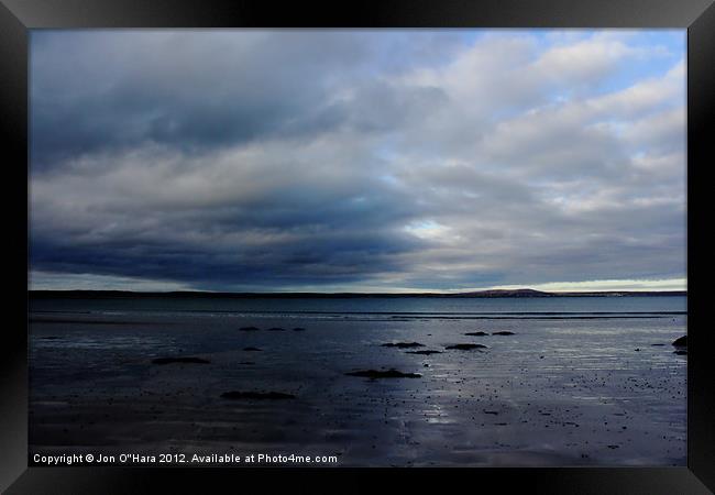 BLUE BRAIGHE REFLECTION Framed Print by Jon O'Hara