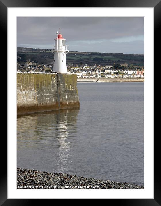 Newlyn Light Framed Mounted Print by Roger Butler