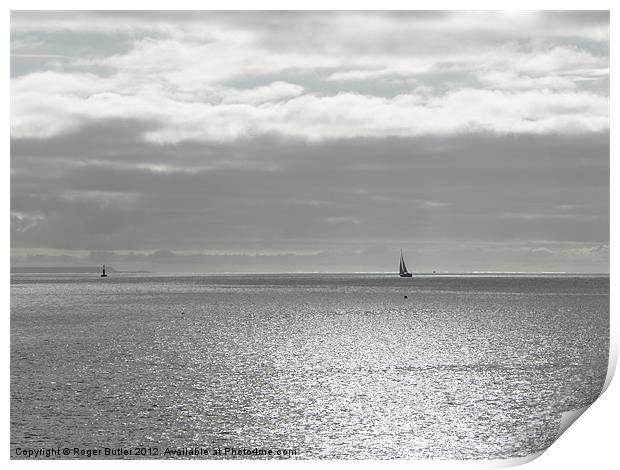 The Lonely Sea and Sky Print by Roger Butler