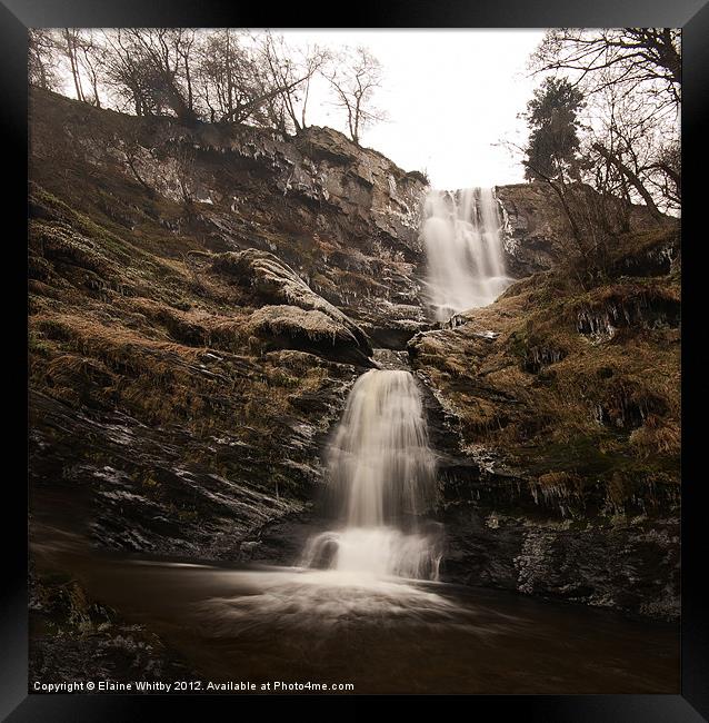 Pistyll Rhaeadr Framed Print by Elaine Whitby