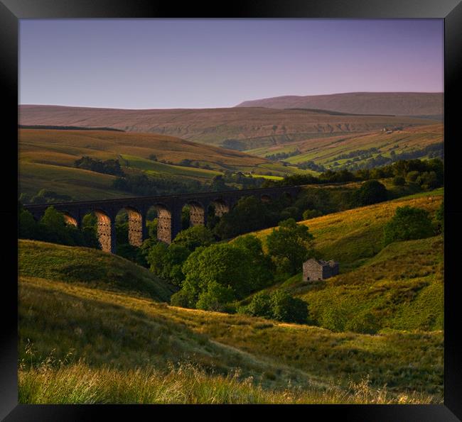 Yorkshire Dales Dent Head Railway Viaduct Framed Print by Ashley Chaplin