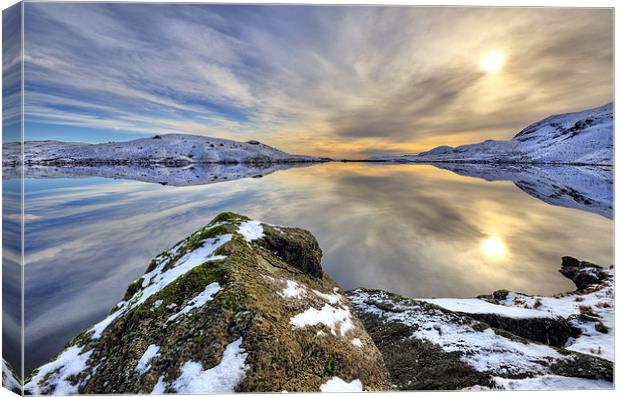 Sunlight At Stickle Tarn Canvas Print by Jason Connolly