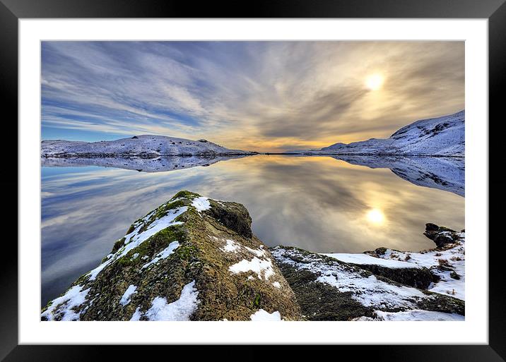 Sunlight At Stickle Tarn Framed Mounted Print by Jason Connolly